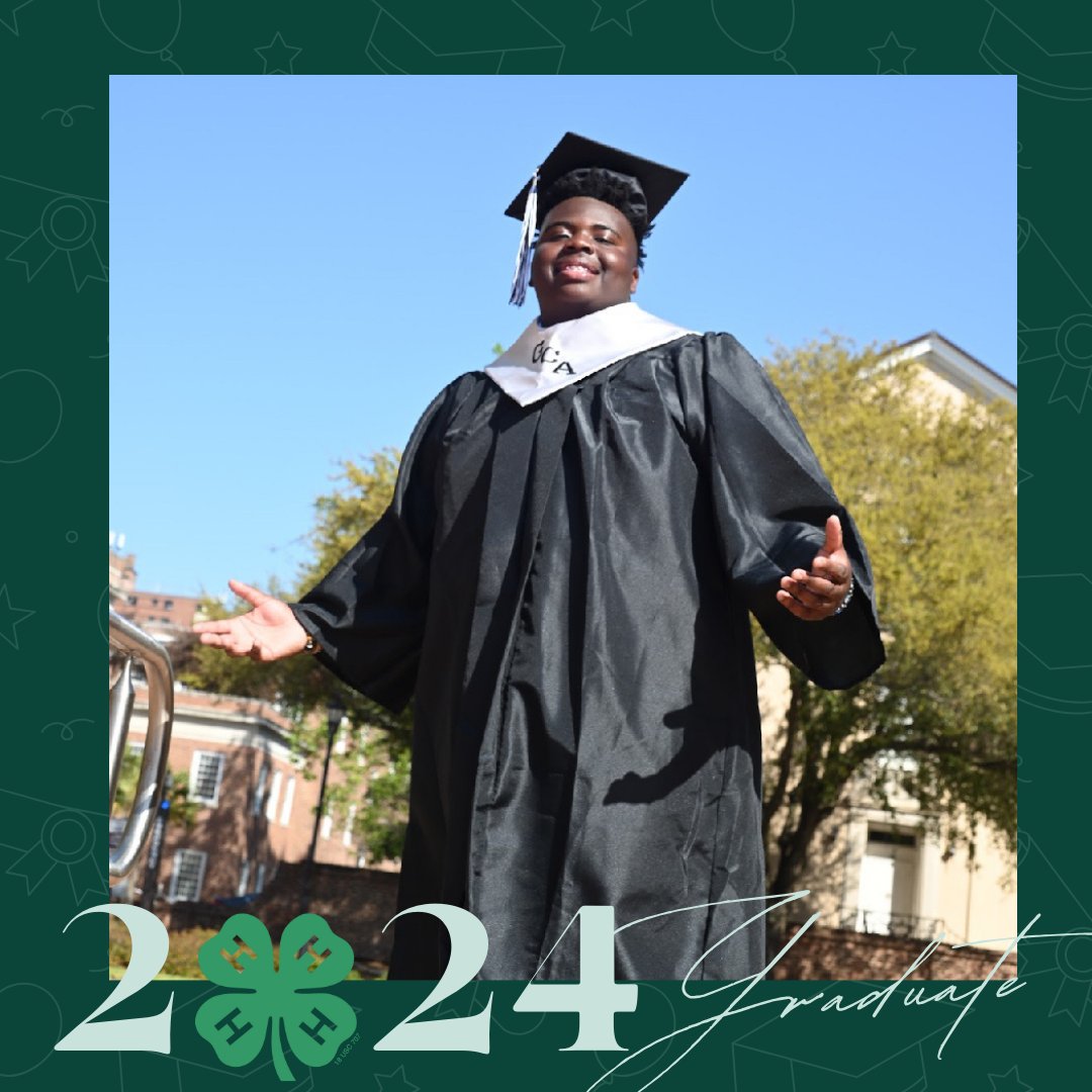 Please help us congratulate senior Maurice Washington! He is graduating from Gray Collegiate Academy, attended the Pinckney Leadership Program in 2022, and will attend the University of South Carolina.

We are so proud of you, Maurice! 🌟

 #4HPinckneyLeadership #ThisIs4H