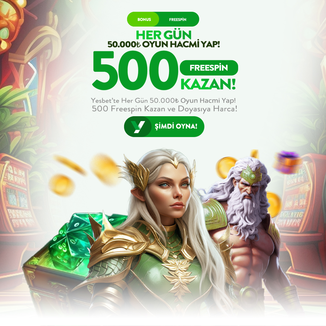 ResmiYesbet's tweet photo. 📢 Kazandıkça Kazandıran Yesbet 'ten Yeni Bir İlk !

➡️Günlük Bahis Hacmini 50.000 TL yap Anında 500 Freespin Kazan !
➡️Alt yatırım , Üst Yatırım Limiti Yok ,  50.000 TL lik Bahis yap 500 Freespin Kazan !

🔓 Yesbet Lisanslı , Güvenilir ve Profesyonel Hizmet

#yesbet #yesbetgiris