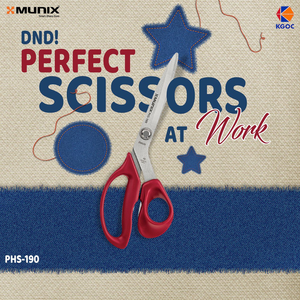 Channeling your inner wizard with these flawless scissors at work! #munix #kgoc