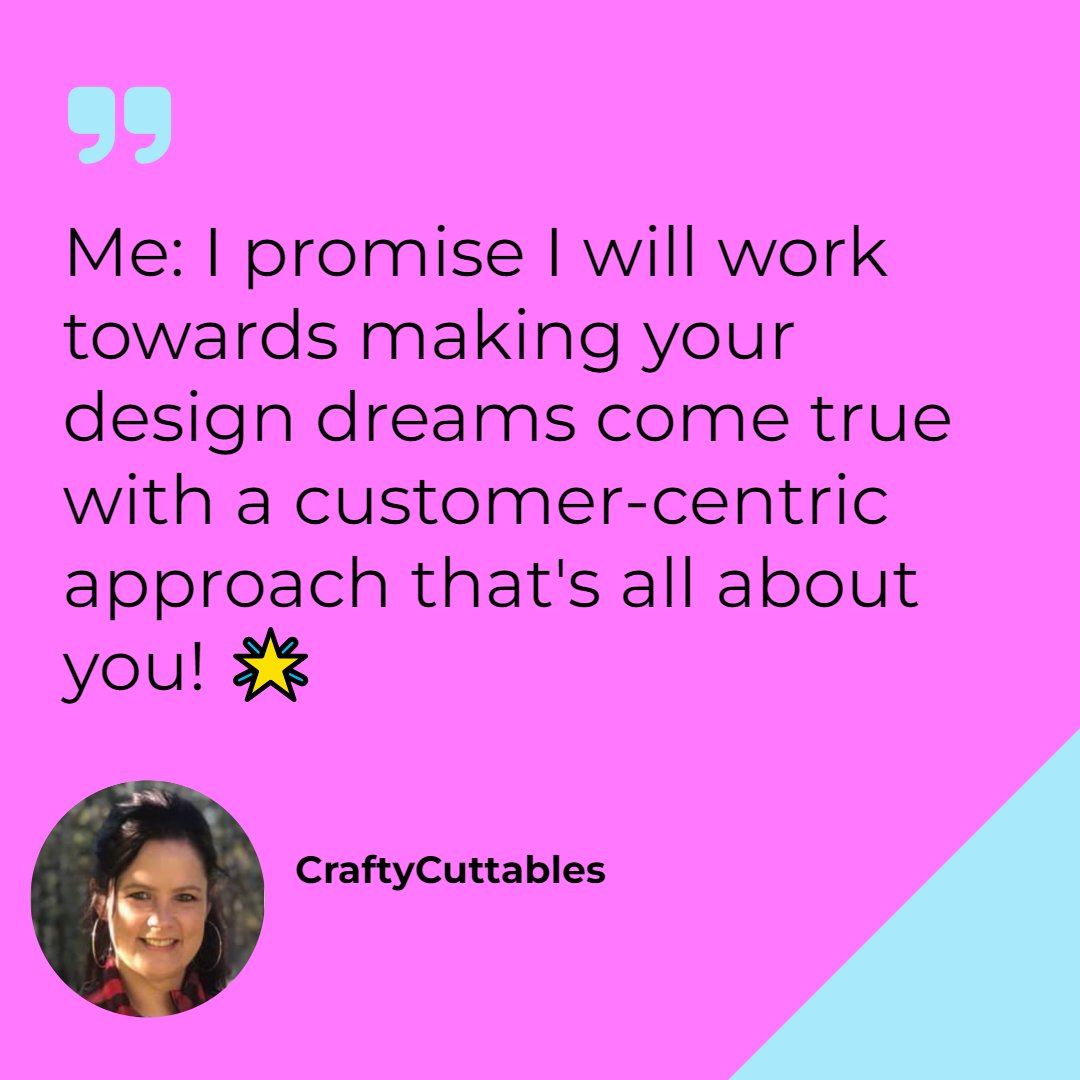 By focusing on your needs, we craft designs that shout 'wow'! 😍 Let's make something awesome together. Share if you love unique designs! 💬 Explore our free design resources: etsy.com/shop/CraftyCut… #DesignDreams #CraftyCuttables #CustomerFirst