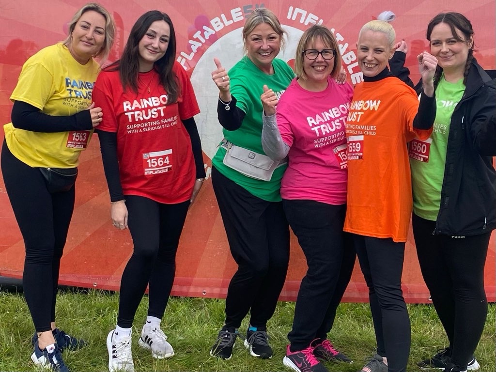 Our Land & New Homes and Recruitment teams recently took on a 5k inflatable run to raise funds for The Children's Trust and Rainbow Trust Children's Charity!

Huge well done to everyone involved and thank you to everyone who supported them!

#WardsOfKent #EstateAgents #GivingBack