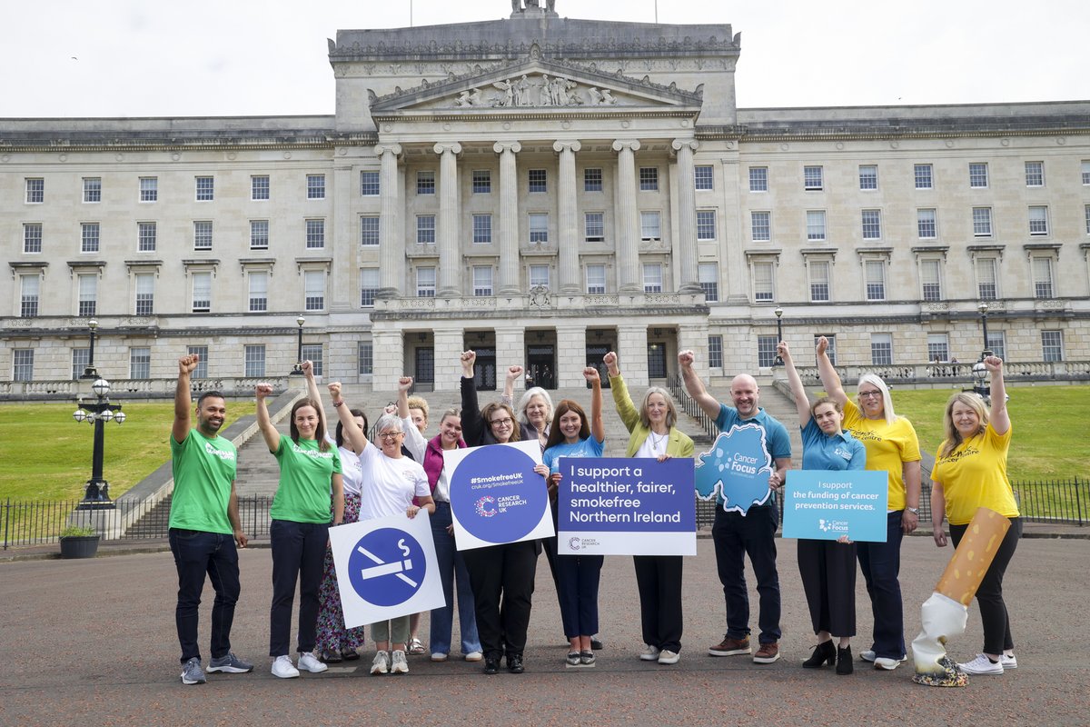Stormont has voted in favour of legislation to raise the age of sale of tobacco. Thank you to all the MLAs who agreed that this world leading legislation should apply in Northern Ireland. Together, we can help create the first ever #SmokefreeGeneration.

#SmokefreeUK