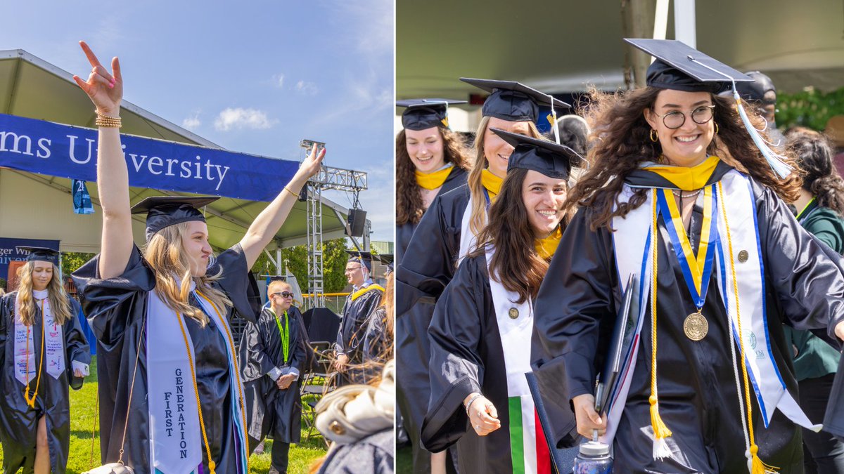 It's been an incredible journey, #RWU2024. We can't wait to see all that you will achieve. 💙💛🦅👏 #myRWU #Commencement #ClassOf2024