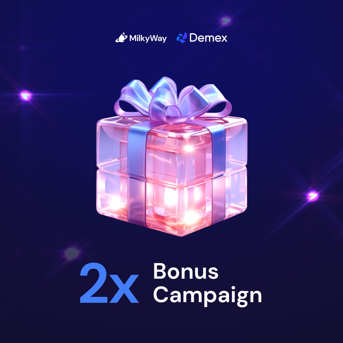 Demex Bonus mPoints, Week 4

📆 Wen - 21st May to 28th May 2024

Hey Milkers, we heard you loud and clear! We're excited to bring a 2x Bonus mPoints campaign to @demexchange. 🤝

Lending milkTIA on Demex will earn you -
2 mPoints/milkTIA/Day.

Happy Milking! 🥛