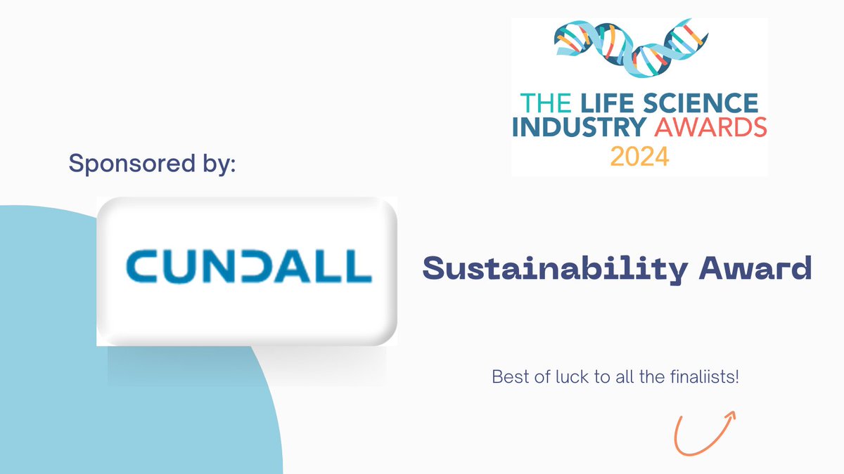 Cundall joined as gold sponsor to the 2024 LSIA Awards, and they are proudly sponsoring the Sustainability Award.

To know who the finalists are this year, click here - lifesciencesawards.ie/shortlist

#LifeSciencesIRL