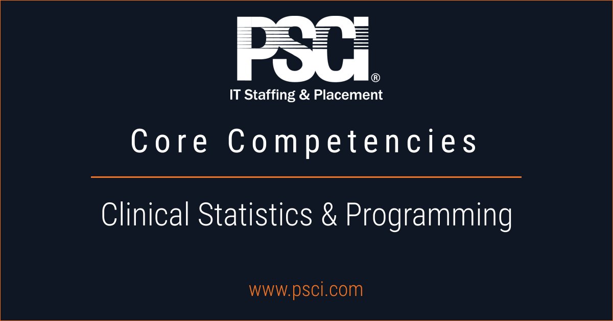 PSCI's tweet image. Struggling to find top #clinical talent? #PSCI connects you with expert #StatisticalProgramming professionals for all your research needs. Contact us to learn more. #ITstaffing #pharma #biotech bit.ly/3Z9wdaS