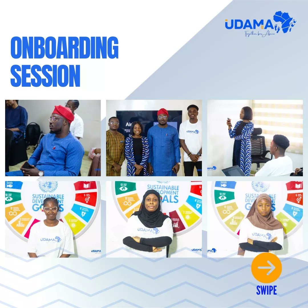 'First Quarter Review'

At The Udama Unity Organization (Udama 4 Africa), we recently held our 1st quarter team review to reflect on our impactful work.
 
1st slide: Team onboarding and capacity building with exceptional resource persons.
A thread 🧵