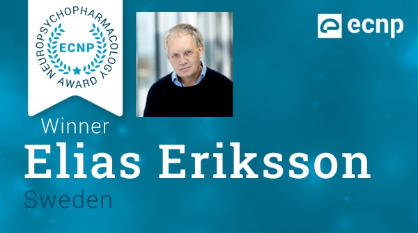 Elias Eriksson is the winner of the 2024 #ECNP Neuropsychopharmacology Award🏆 He is awarded for his contributions to the pharmacology of #serotonin reuptake inhibitors. Congratulations👏 Read more ➡️ ecnp.eu/ena-winner2024 #ECNP2024 @goteborgsuni #neuroscience #clinicalresearch