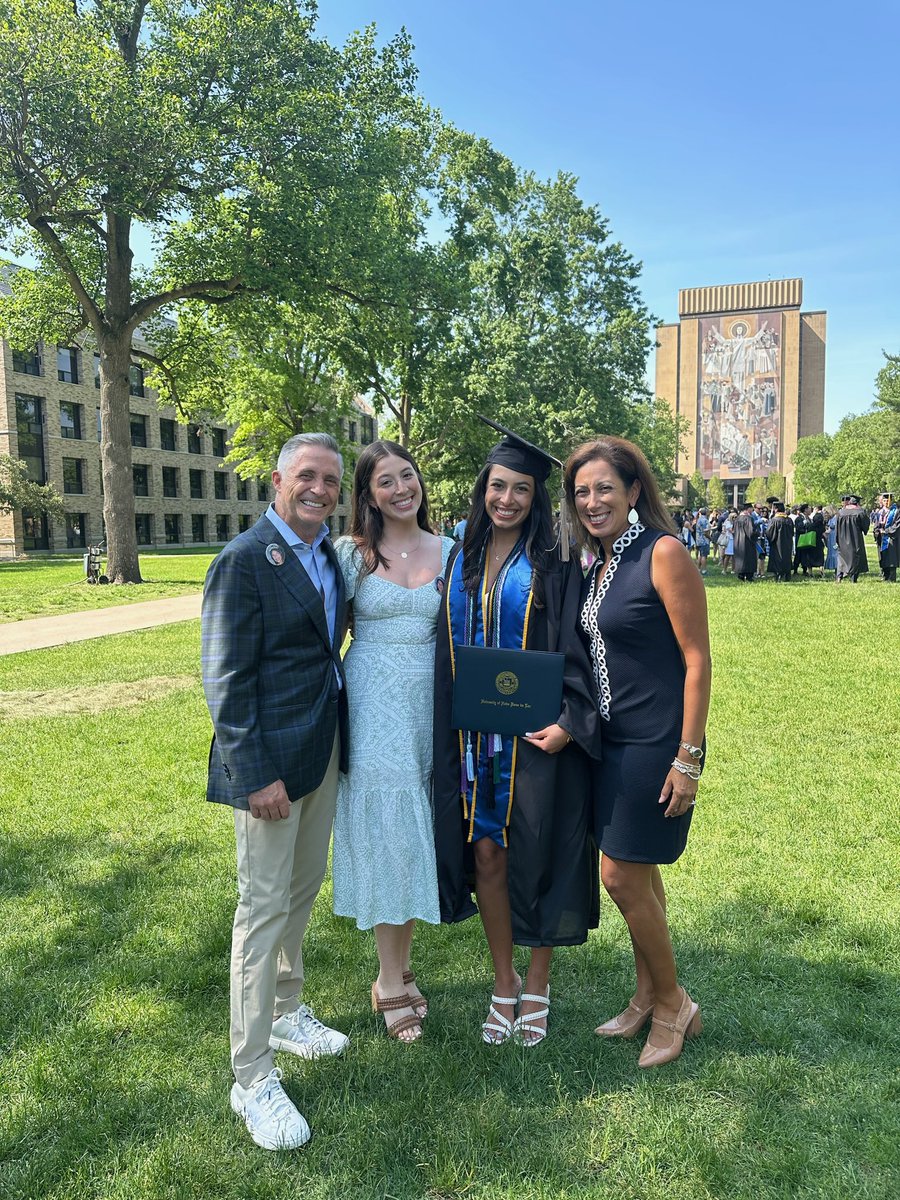 Amazing five days in South Bend celebrating Bella’s graduation from Notre Dame. We did it all! Two commencements, Mass, parties, receptions, bars, brunch, and bands! It was a great time with great friends and family. Unforgettable memories. Go Irish!☘️