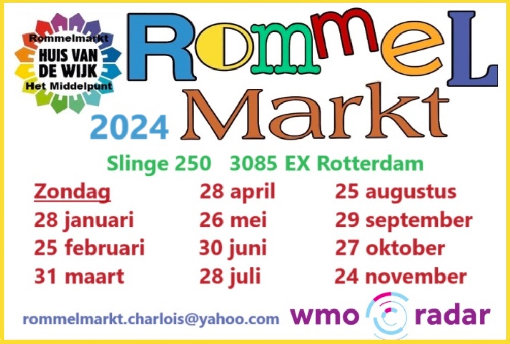 Deze zondag is er weer een rommelmarkt in Huis van de Wijk “Het Middelpunt” 🤩

Ze maken er weer een heel gezellige dag van! Jij komt toch ook?

Check de link 👉 shorturl.at/72fas

#Pendrecht