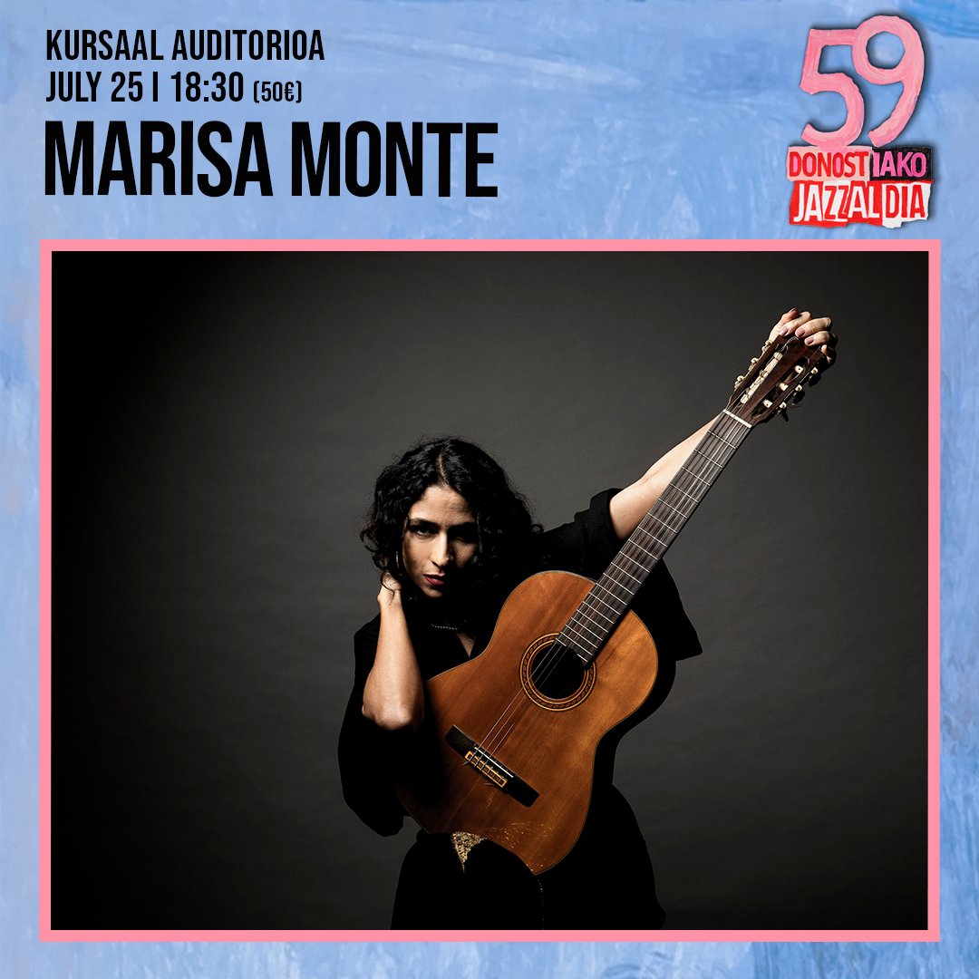 📌Kursaal auditorioa 🎙️Marisa Monte 📆Uztaila 25 julio ➕labur.eus/ys5Sl 🛒labur.eus/ebEHK #59Jazzaldia #Jazz #Jazzaldia #kursaal #marisamonte