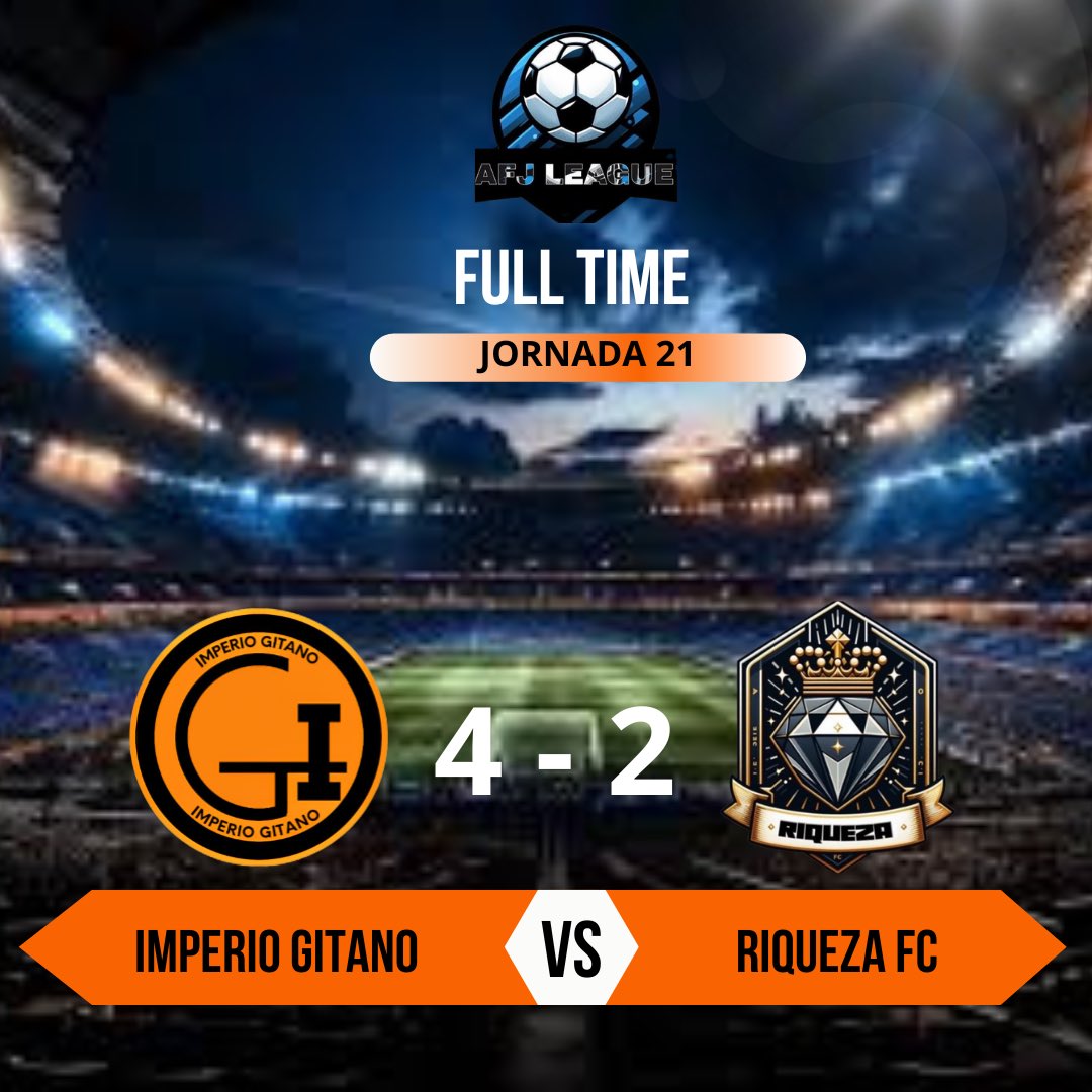 𝘙𝘌𝘚𝘜𝘓𝘛𝘈𝘋𝘖𝘚 🏴‍☠️

VICTORIA ✅ —&gt; @afjleague

VICTORIA ✅ —&gt; <a href="/VFOspain/">VFO España</a> 

#vamosgitanos