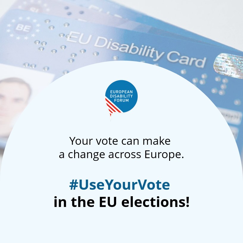 Every vote counts. With 100 million persons with disabilities living in Europe, the #DisabilityVote has the power to shape the future of the EU. Need more reasons to vote? Discover our top 10 ⬇️ edf-feph.org/persons-with-d… #UseYourVote