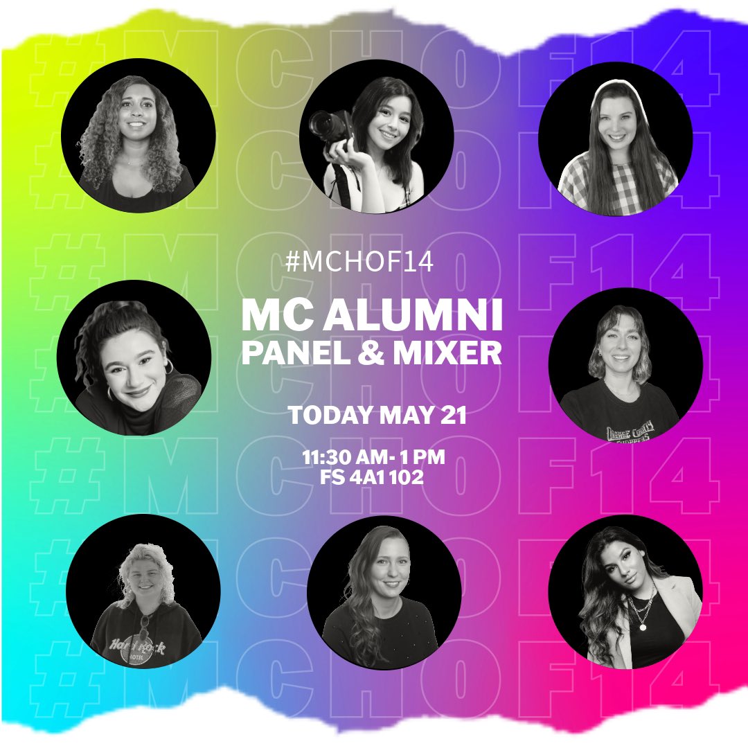 To kick off day 3 of #HOF14, we’re diving into the essence of MCBS: connection. With a panel/mixer featuring some of our amazing alumni, you really don’t want to miss out! 

11:30-1 at FS4A-102.
Be there or be Square! ▪️ 

#fullsailuniversity #HOF14 #wearemcbs #halloffame