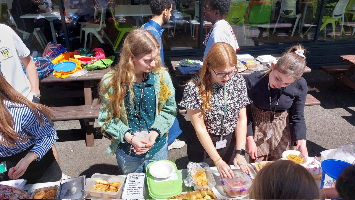 As part of our Cultural Diversity day, many lovely foods were sold at lunch time by the 6th form 
@EcoSchools