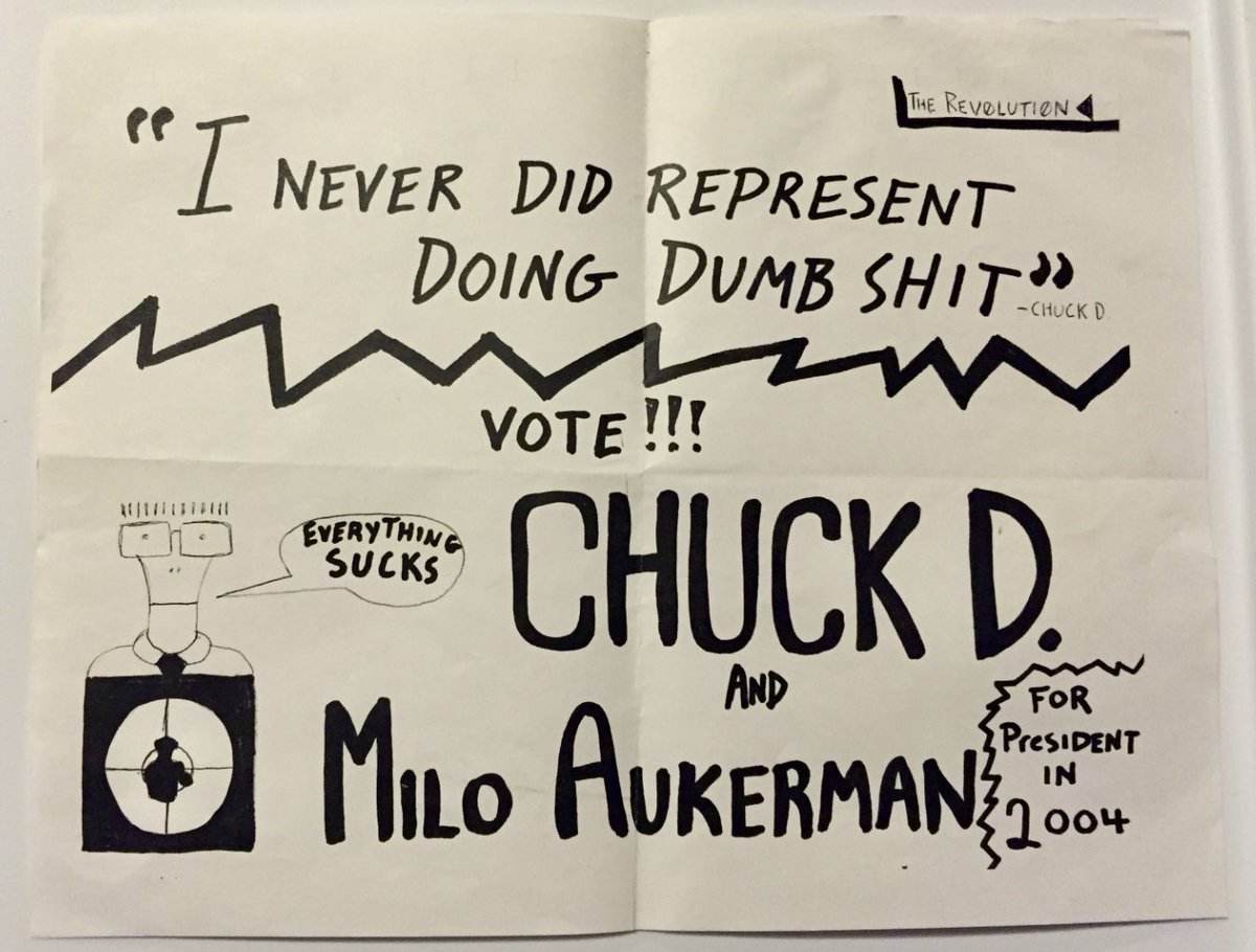 colin_foord's tweet image. A flier saved from UM days. Times have changed but somethings have stayed weird as it ever was #everythingsucks  #fightthepower  @MrChuckD