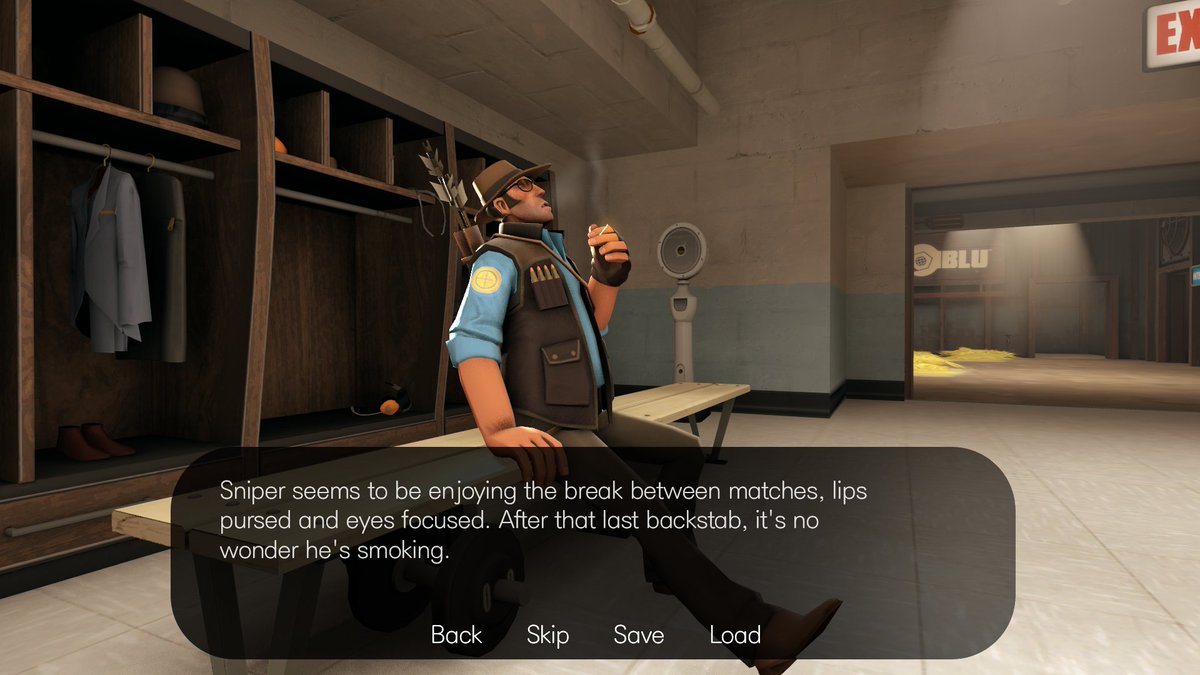 someone mentioned why there isn't a tf2 dating sim around...this started as a joke...
Mundy's Route: Spy was right 1/6