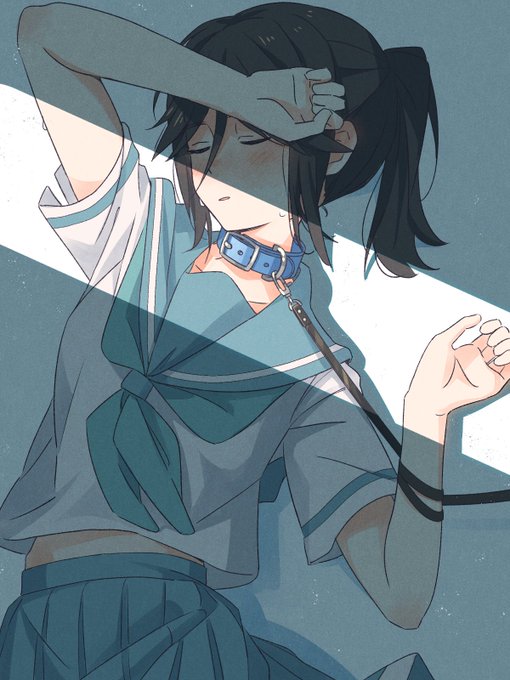 「black hair leash」 illustration images(Latest)