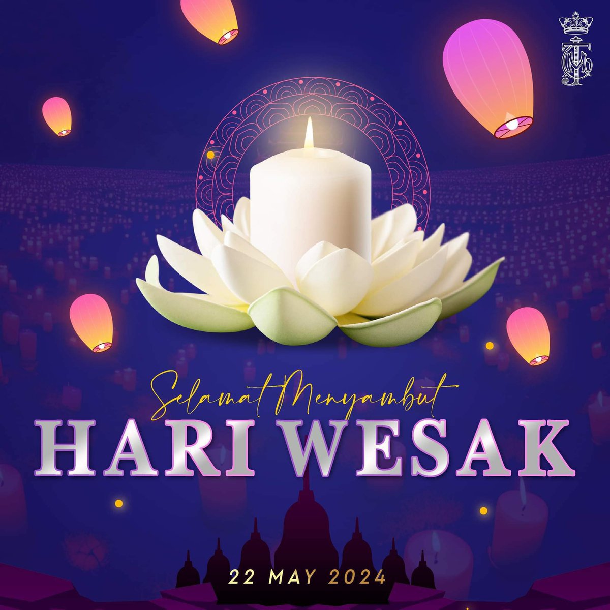 Selamat Hari Wesak kepada semua rakan kami yang beragama Buddha. Semoga hari istimewa ini dipenuhi dengan kebahagiaan, keberkatan dan kedamaian.