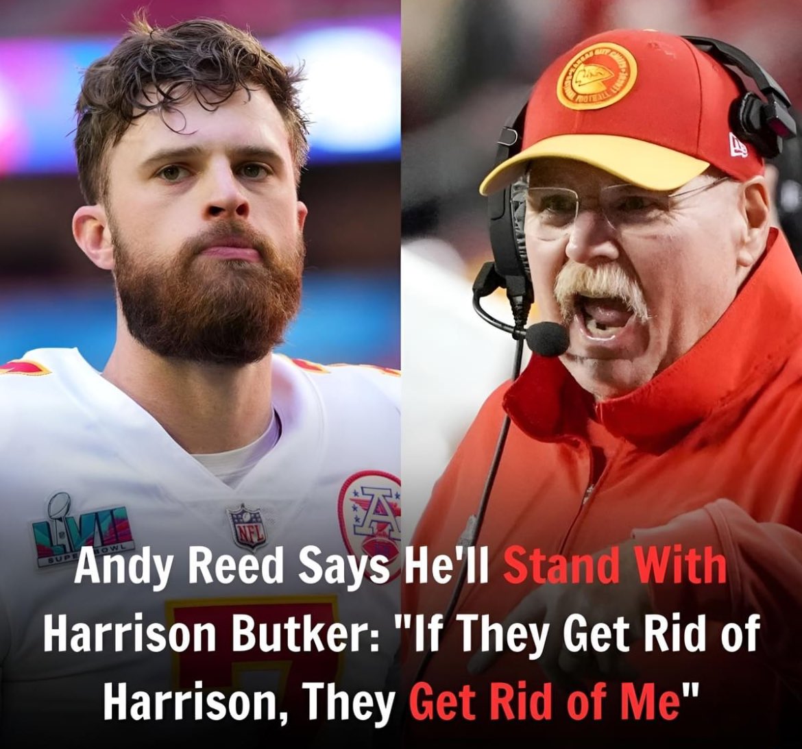 “I’m not losing a great kicker to the woke crowd. Not on my watch.” Andy Reed ain’t playing 🏈 👏 “They get ‘rid’ of Harrison Butker they get rid of me.” @Chiefs @KansasCity