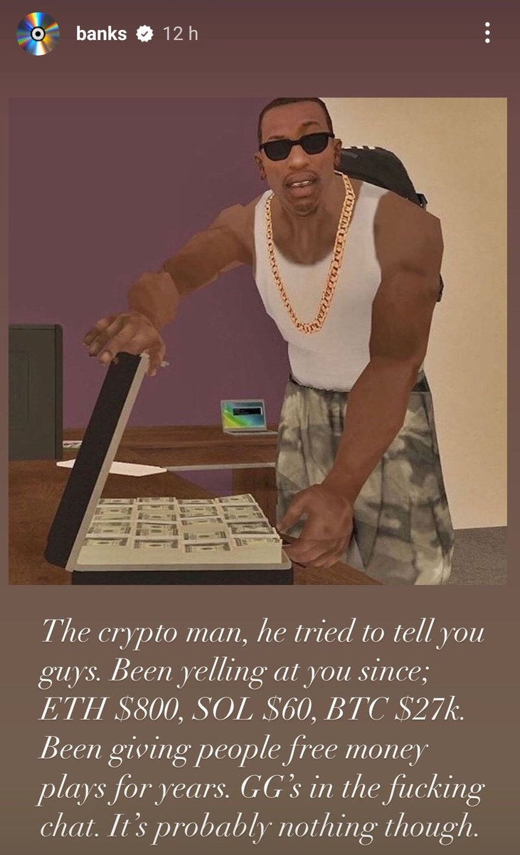 Probably nothing, just simulation. <a href="/Banks/">Banks</a> $CJ