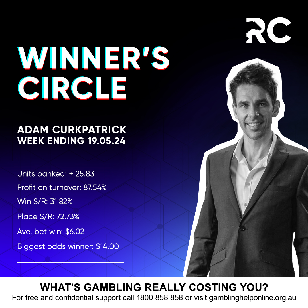 RacingCentralAU's tweet photo. A very fat week from our captain, @adamcurkpatrick. Get all his tips everyday at Racing Central. https://t.co/UEXuMeLmWT #easyform https://t.co/VNkypxWLEm