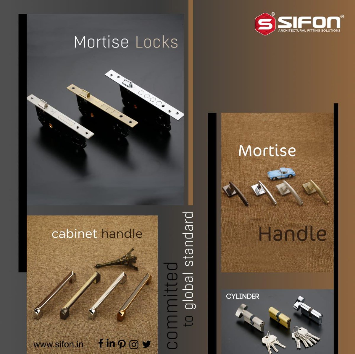 HardwareSamachr's tweet photo. From mortise locks to cabinet handles,mortise handles #SIFON offers solutions that blend functionality with elegance.
#SIFONHardware #SIFONRajkot #SIFONFittings #MortiseLocks #CabinetHandles #MortiseHandles #ArchitecturalFittings #ArchitecturalHardware #DoorHardware #DoorFittings https://t.co/lXUrYEqwxv