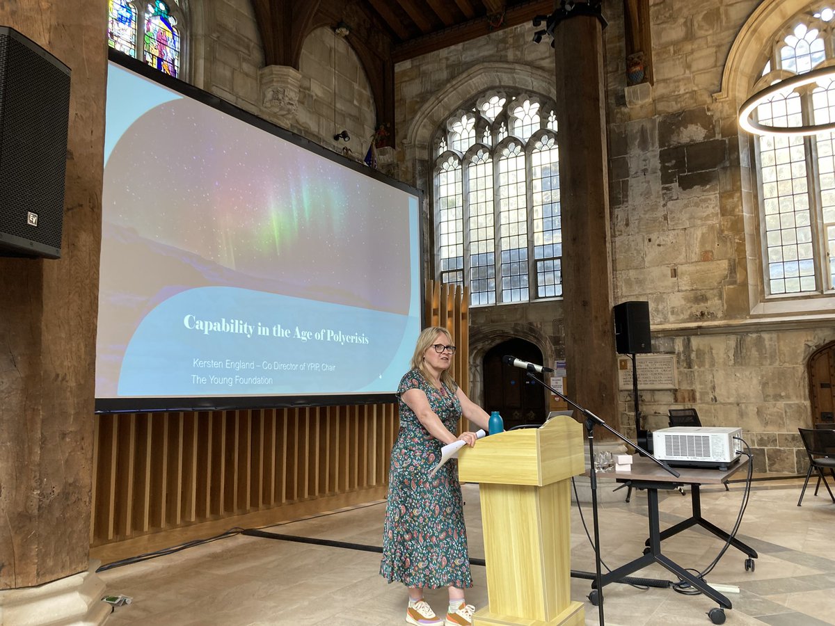 YorkshireUnis's tweet photo. @kersten_england opening keynote for #UPENConference2024 emphasised the importance of collaboration to address multiple crises 🤝

&amp; highlighted opportunities to build on the work of @YHCouncils and @YorkshireUnis to make civic and academic collaboration habitual through @Y_PERN_ https://t.co/zSxyLMCNl1