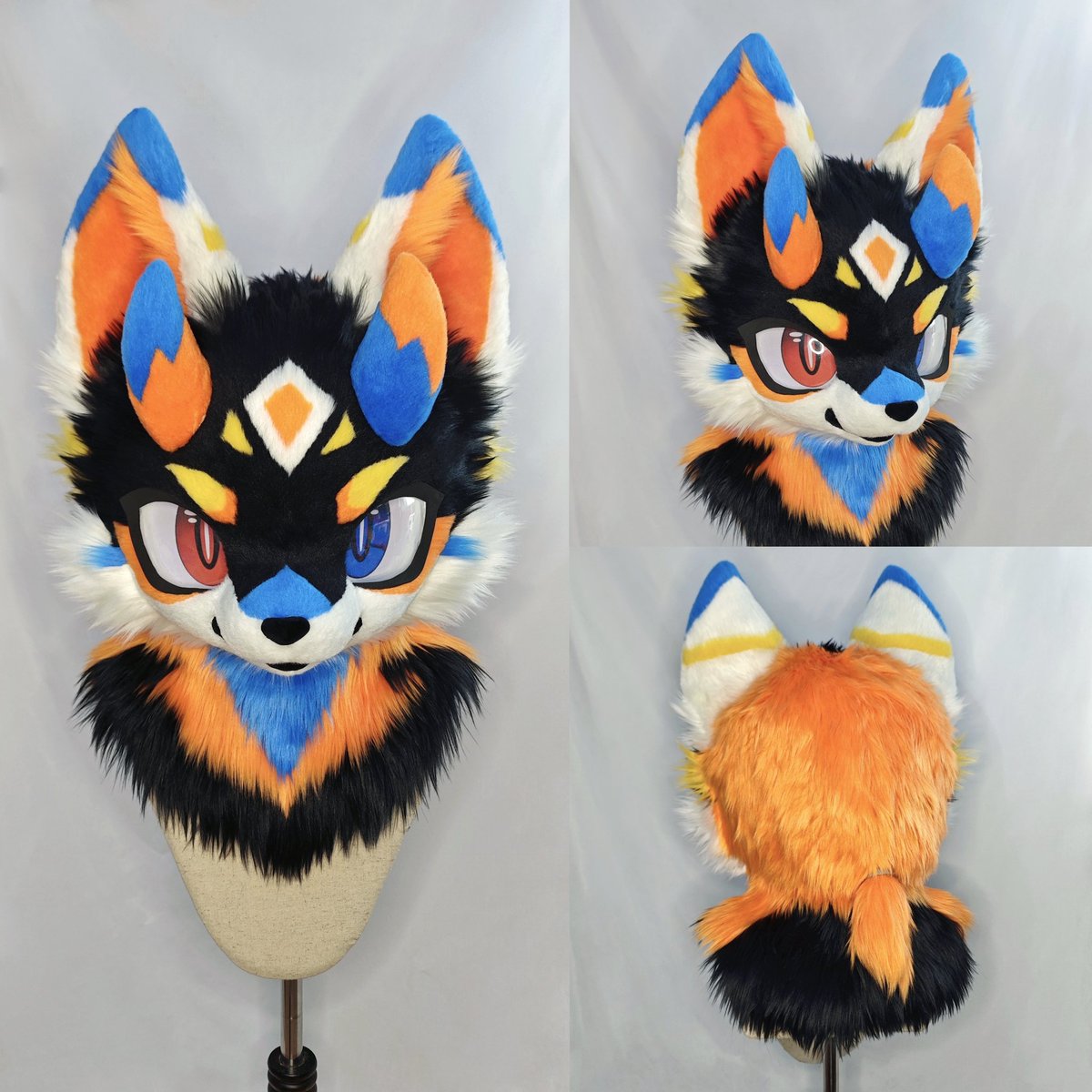 ghosts76532892's tweet photo. Handsome wolf!❤️#furry #fursuitmaking #fursuiter #kemonosuit #kemono #kemonofursuit #commissions https://t.co/nhj7jJtXuS