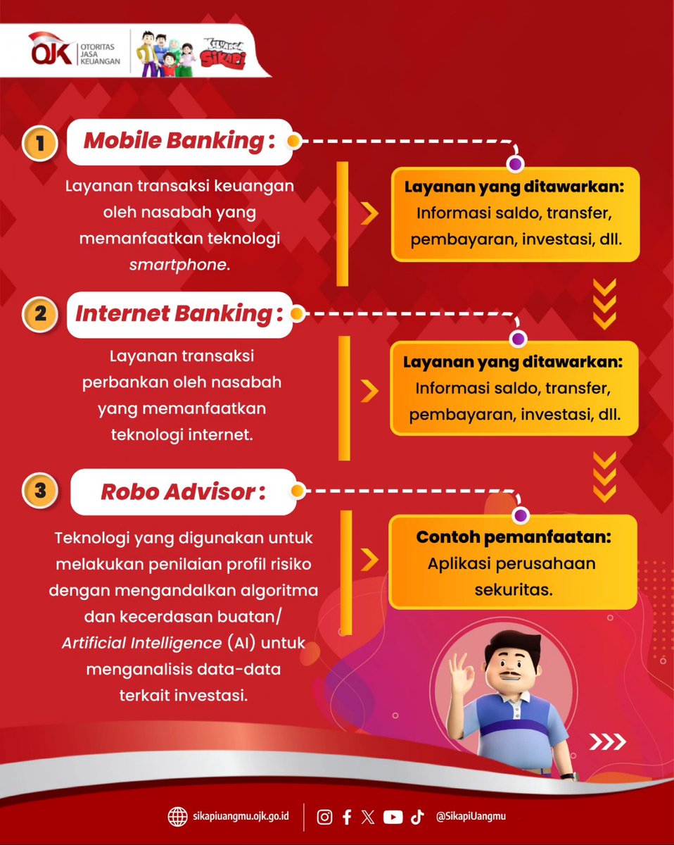 sikapiuangmu's tweet photo. Sobat ngaku Gen Z? Sudah kenal belum sama layanan keuangan digital yang dapat Sobat manfaatkan? Keuangan digital bukan hanya dapat dimanfaatkan untuk pembayaran secara digital seperti e-wallet dan mengakses pinjaman online saja loh #dfl  #digitalfinancialliteracy  #sikapiuangmu https://t.co/9SaHnNNx9p