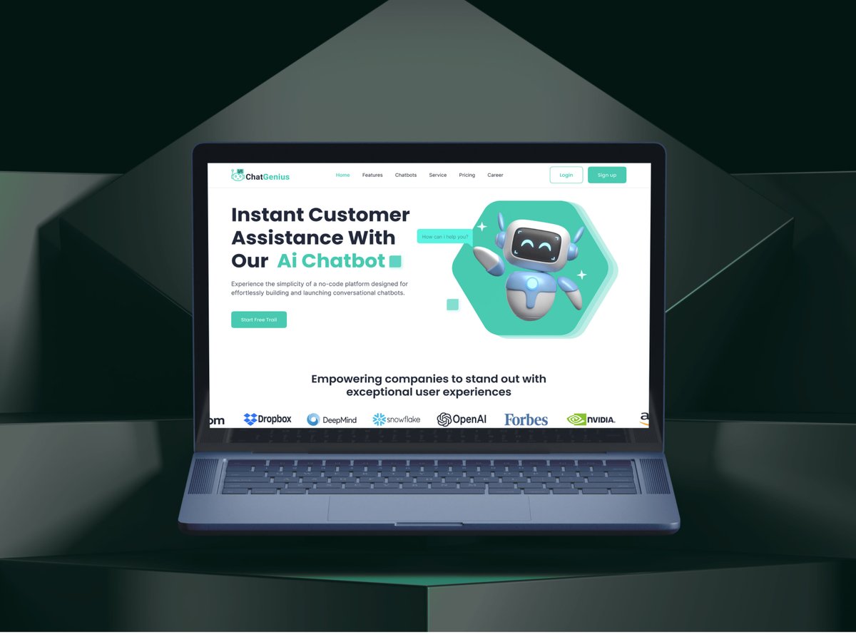 arhamtechpro's tweet photo. Check Our latest exploration of Ai Chatbot Website landing page design.

Check Dribbble: https://t.co/N2VBvPj960

#chatbot #aichatbot #ai #landingpage #websitedesign #SaaS #arhamtechpro https://t.co/7Nj6p4JqBD