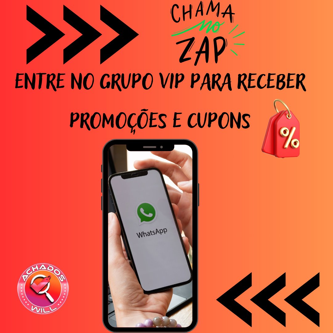Entrem no GRUPO VIP Whatsapp, temso ofertas a todo momento =) 

chat.whatsapp.com/CrkyaIO2hMH7Gq…