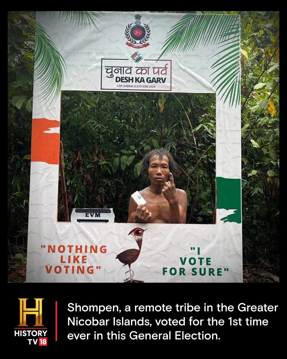 On 19th April, 7 members of Shompen, a Particularly Vulnerable Tribal Group (PVTG) residing in the tropical rain forests of the Great Nicobar island, cast their votes in Andaman and Nicobar Lok Sabha constituency for the very first time. As per 2011 Census, the estimated