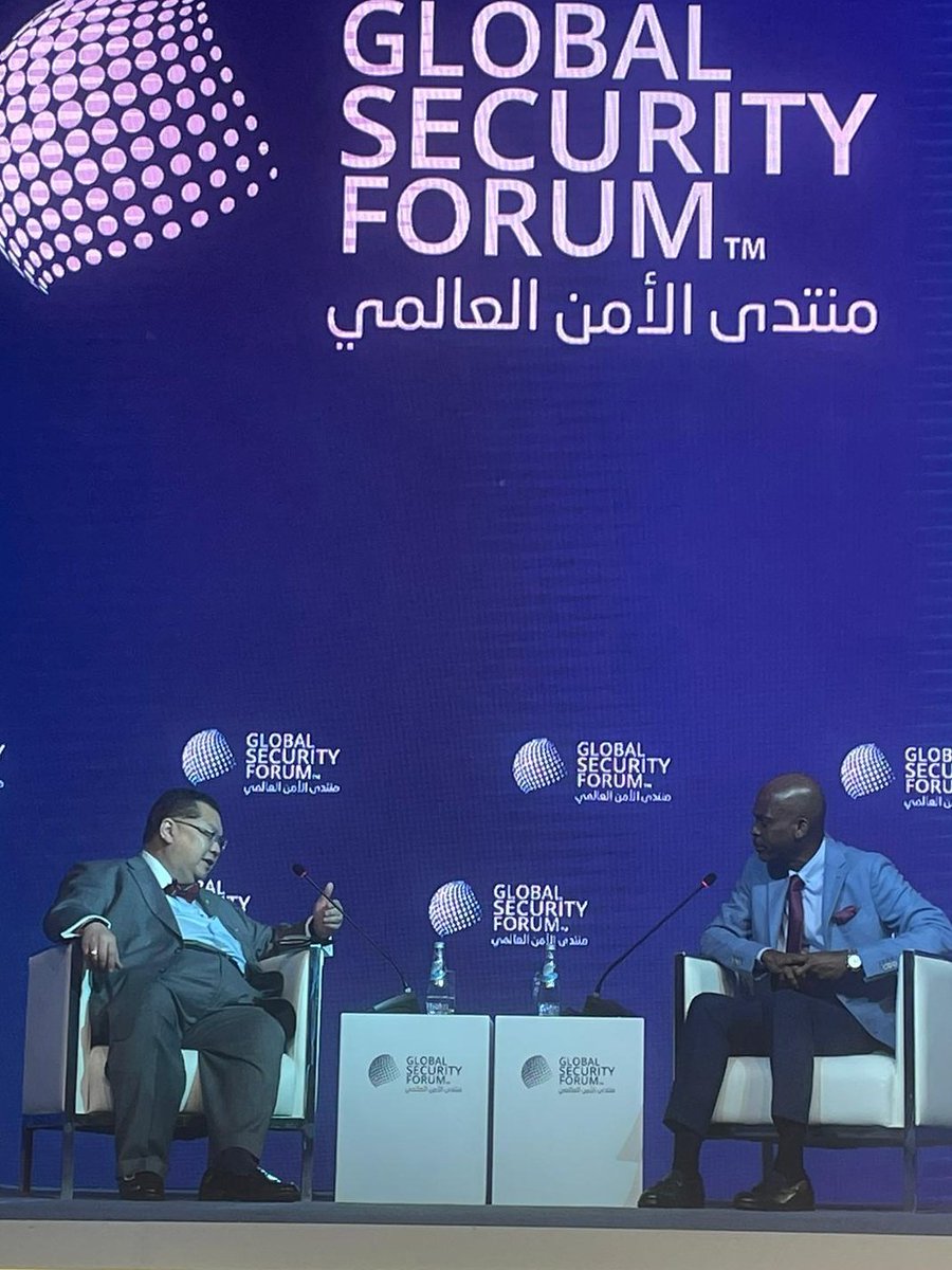 Thanks to @GSECForum for the opportunity of a robust “fireside chat” with Foreign Minister @rdussey of #Togo🇹🇬 at #GSF2024 on the changing geopolitics of #Africa and, given the multiple options that Africans have, the importance of cultivating new strategic models of partnership.