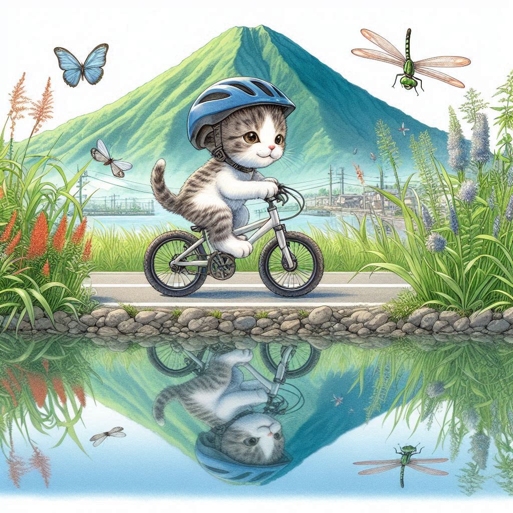 hiroshikuze's tweet photo. Today, Let's go on a day-long adventure cycling around the lake!
今日は湖を一周しよう！

#bingimagecreator #ImageCreator #AIart #cat #catart #illustration #kitten #ほのぼの #heartful #AIねこ部 #サイクリングの日 #新緑 #Cycling #FreshGreenery

https://t.co/RVWGp5NMMQ https://t.co/SL0RD6unxo