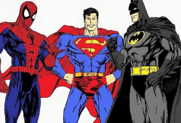 I love how we all agree these are the big three of superheroes