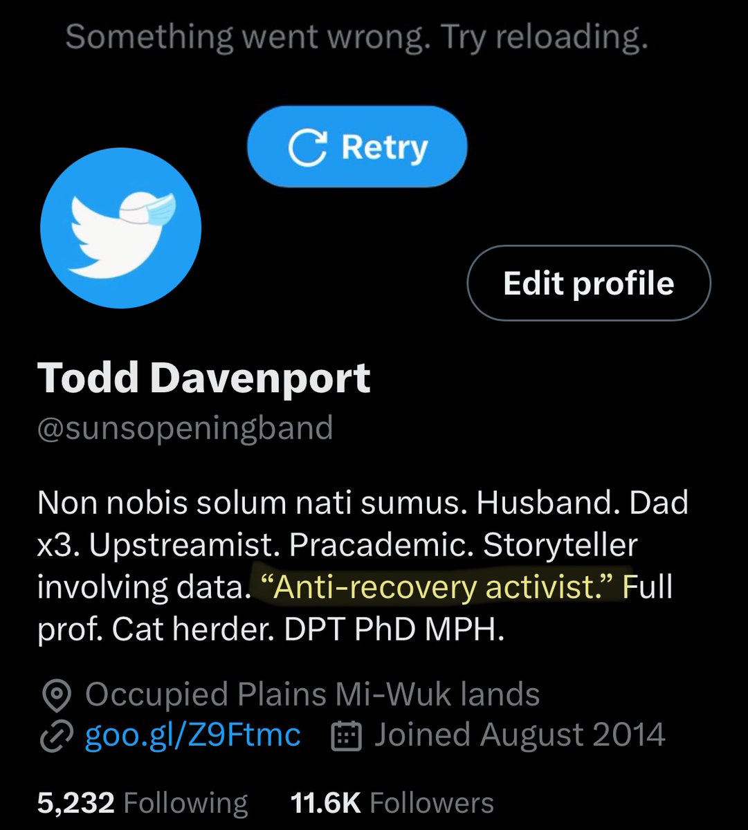 New Twitter bio just dropped. 🔥