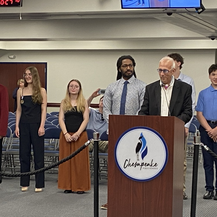 The School Board honored the All State music students from Chesapeake last night. 
Trista Coltellino and Ava Gorman were both selected as members of VA All State chorus after a rigorous audition process.
#hawkyeah #chorus #flyfearlessly