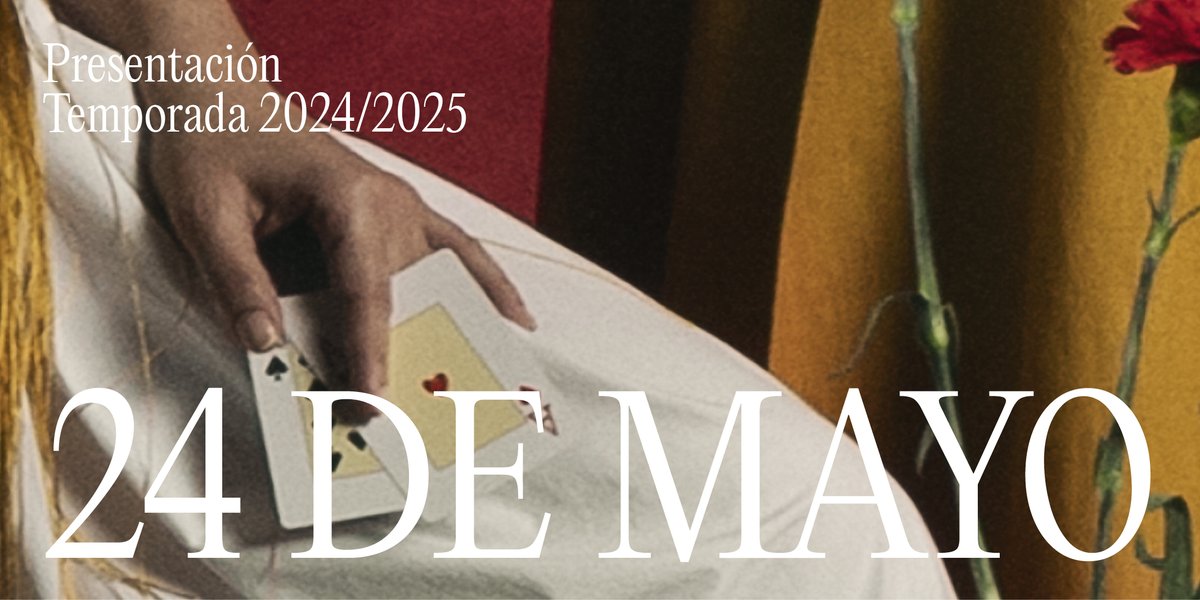 ⏳ Comienza la cuenta atrás: ¡El próximo viernes 24 de mayo presentamos la Temporada 2024-2025 del Teatro de la Maestranza! 😃