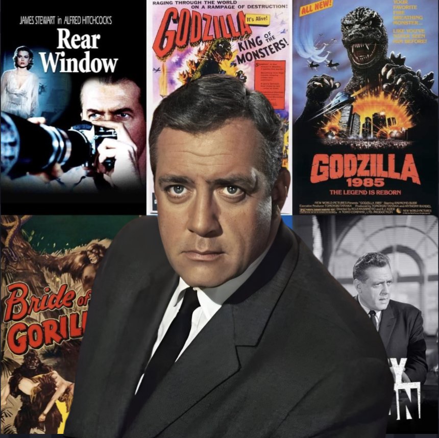 Happy birthday to the late Raymond Burr. RIP #raymondburr #godzilla #rearwindow #perrymason #brideofthegorilla #ironside #airplane2