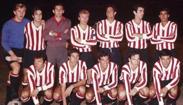 21 mayo 1969, estadio Jorge Luis Hirschi, La Plata, final Copa Libertadores, Estudiantes de La Plata 2 (Eduardo Flores, Marco Conigliaro) Nacional de Montevideo 0, los 'pincharratas' se coronan bi campeones de Copa Libertadores de América #HistoriaCopaLibertadores