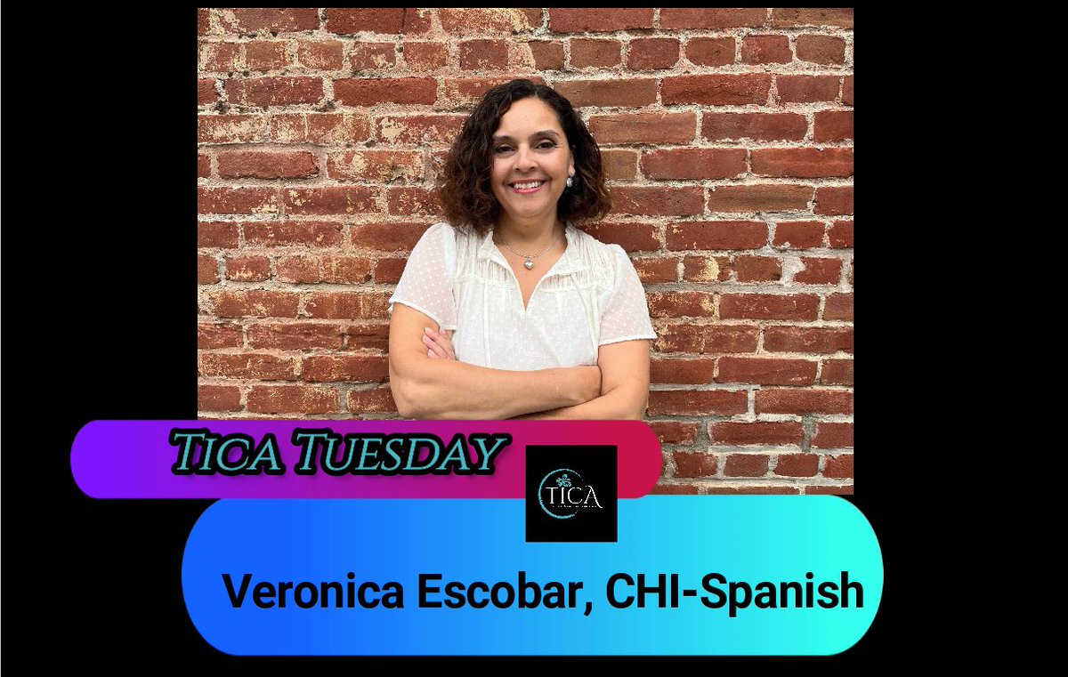 Welcome back for another Tica Tuesday! This week’s feature is Veronica Escobar. This is perfect timing since Veronica was awarded the CHIA Educator of the Year award last weekend. Congratulations, Veronica!!
<a href="/atanet/">American Translators Association</a> <a href="/NCIHC/">NCIHC</a> <a href="/najithq/">NAJITHQ</a> <a href="/cchicertify/">CCHI Certification</a> <a href="/cmicredential/">NBCMI Certification</a> <a href="/theaaite/">AAITE</a>