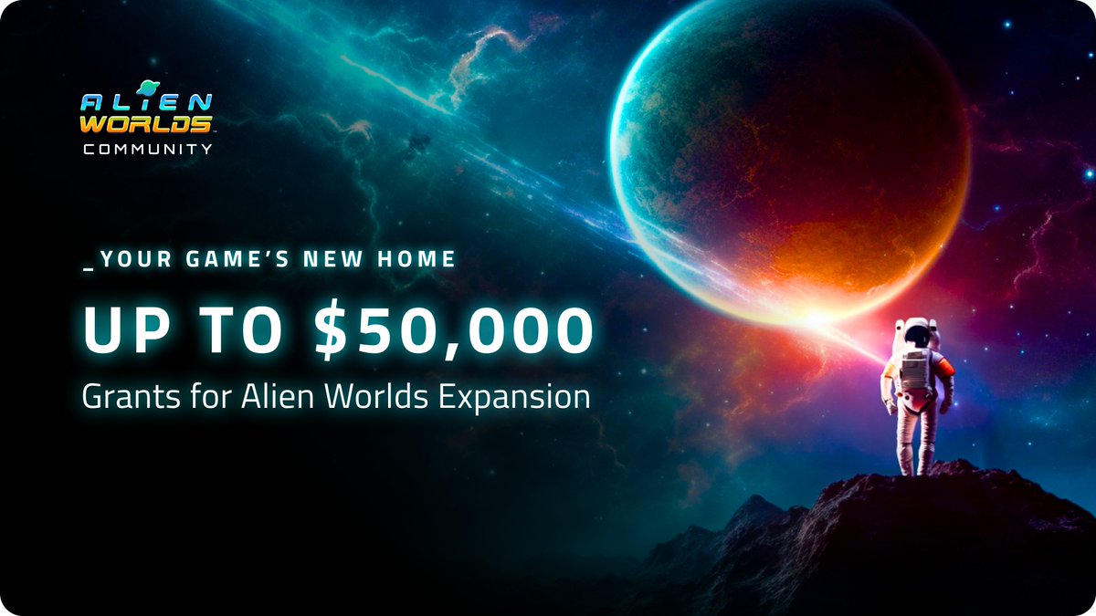 Eliza Crichton-Stuart examines #GalacticHubs' new grant initiative, which offers up to $50,000 to game developers based on the size of their player base and the quality of their product.
This initiative aims to enhance the #AlienWorlds ecosystem, providing developers with