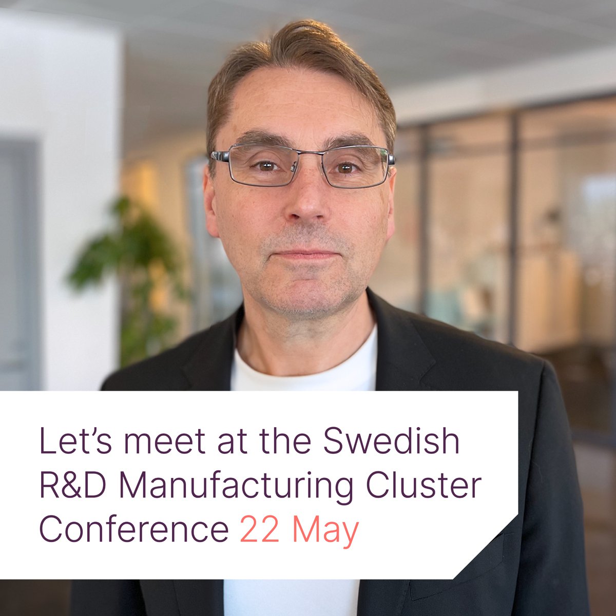 We'll be at the Swedish R&amp;D Manufacturing Cluster Conference. Take the opportunity to ask our CIO Mark J. Kragh how z.trusion® enables more than 90% savings in energy and cost, in the production of bipolar flow plates for fuel cells, electrolysers and heat exchangers!