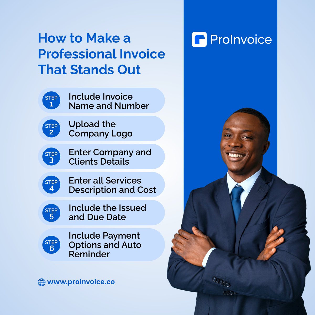 How to Make a Professional Invoice That Stands Out!!

#InvoiceLikeAPro
#ProInvoiceBenefits
#proinvoice
#growwithproinvoice
#businessfact
#businesssupport
#supportsmallbusiness
#businessowners
#businesstips
#businessgoals 
#businesstips
#InvoiceManagement
#SmallBusiness