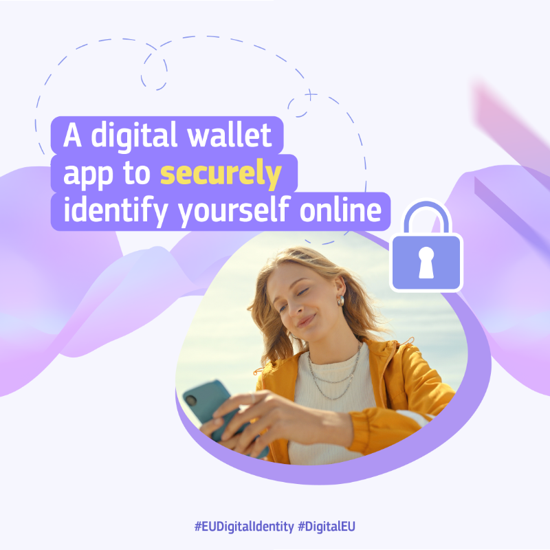 EU_Commission's tweet photo. The Digital Identity Regulation has entered  into force.

It means that all Europeans will be able to benefit from a personal digital wallet app on a voluntary basis from 2026.

It will improve the way we engage with online services, keeping our safety and privacy at its heart ↓