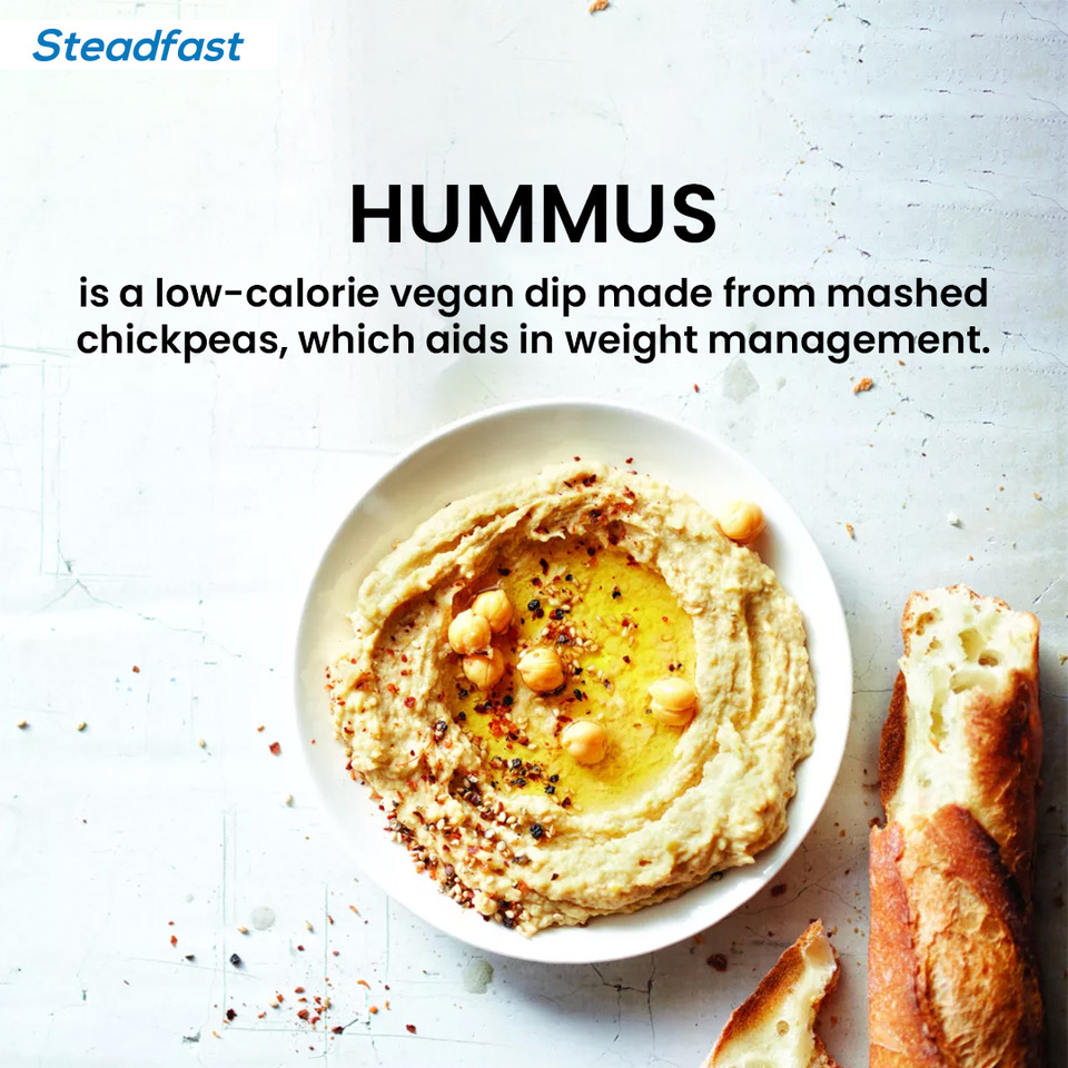 Incorporate hummus into your daily routine to help you reach your weight loss goals. 🥣

#SteadfastNutrition #Hummus #Hummusdip #Dip #Food