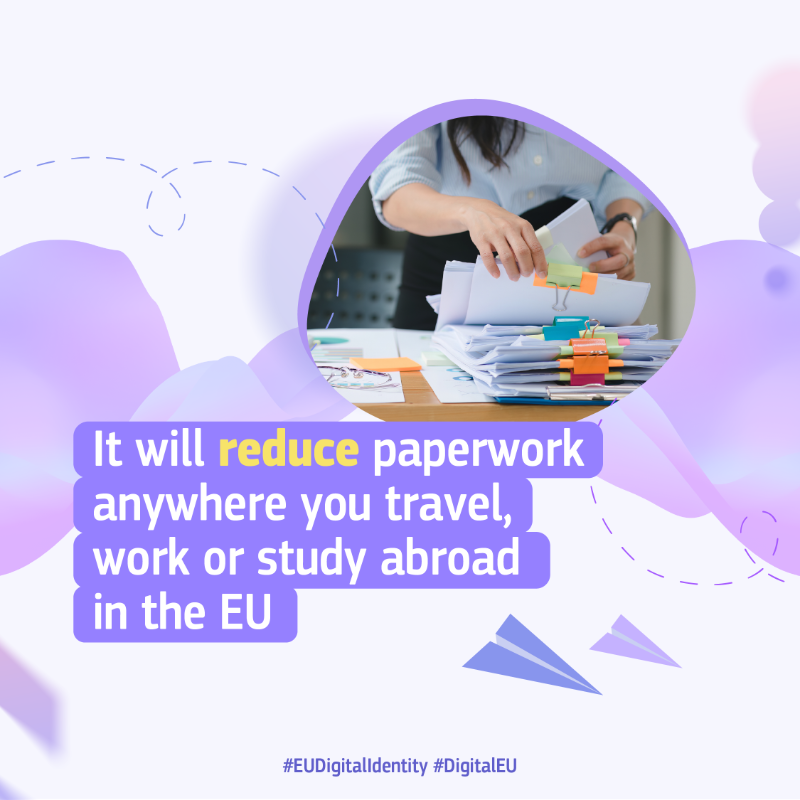 EU_Commission's tweet photo. The Digital Identity Regulation has entered  into force.

It means that all Europeans will be able to benefit from a personal digital wallet app on a voluntary basis from 2026.

It will improve the way we engage with online services, keeping our safety and privacy at its heart ↓