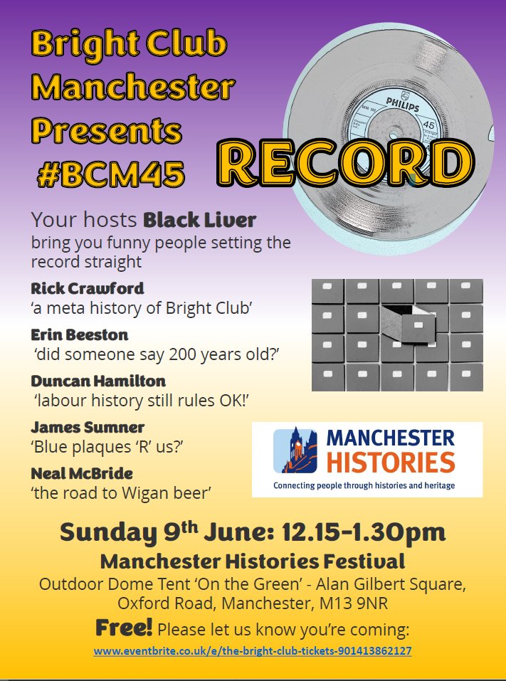 New poster for #BCM45 on Sunday 9th June