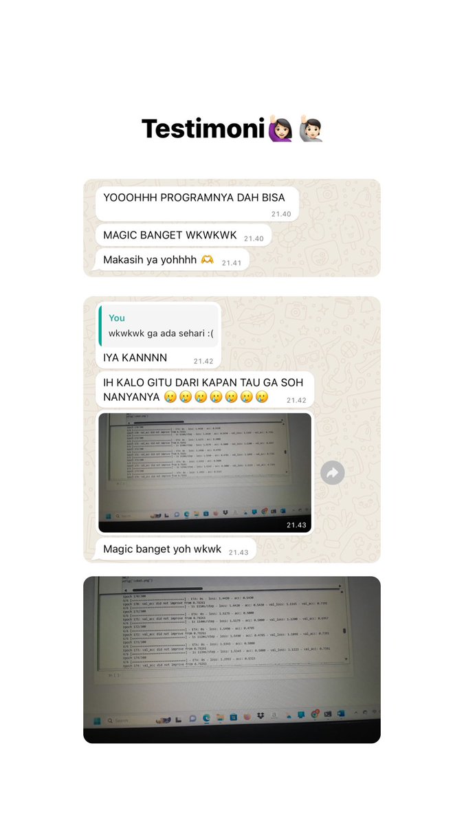 bliv_us's tweet image. Testimoni untuk klasifikasi suara jantung 🩺
——————————
#jokiskripsi #jokipython #skripsi